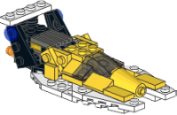 Race boat, an alternate model of set 31001