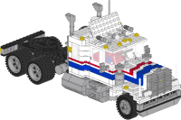 5580 Model Team Highway Rig from 1990 with new standard coupling
